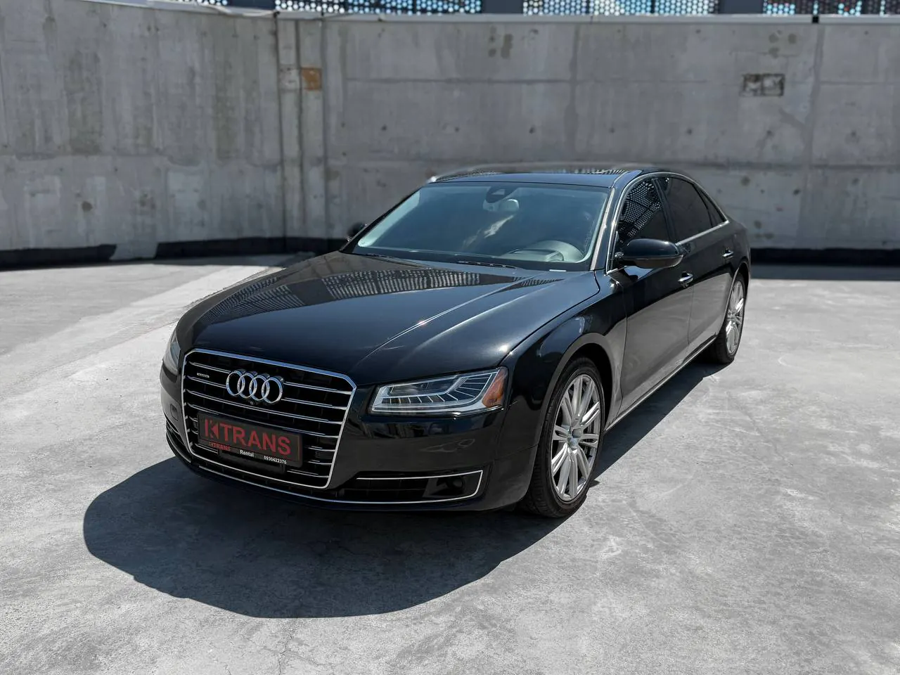 Audi A8 2015 from the KTRANS rental fleet
