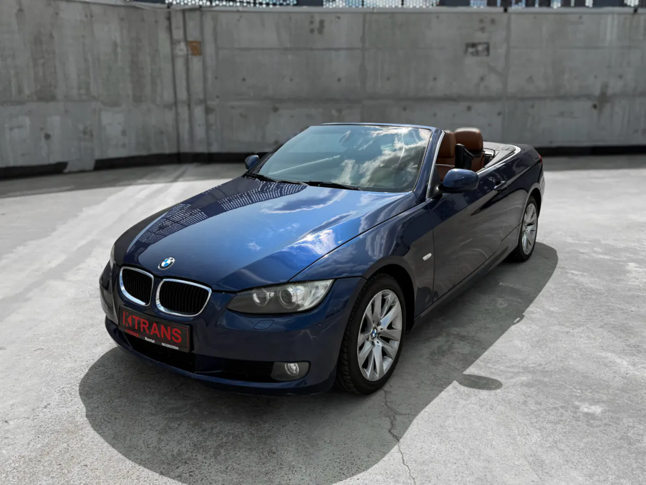 BMW 328i cabrio 2013 from the KTRANS rental fleet