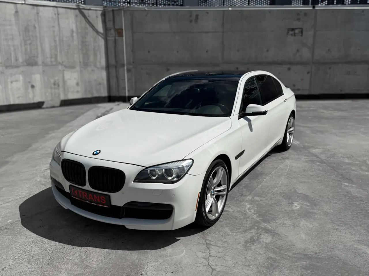 BMW 740 Li 2013 from the KTRANS rental fleet