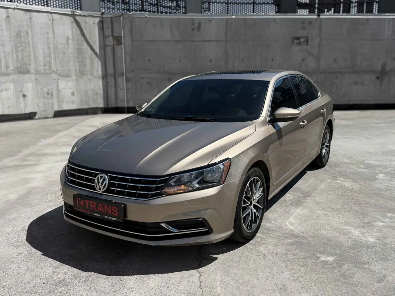 Volkswagen Passat 2016 from the KTRANS rental fleet